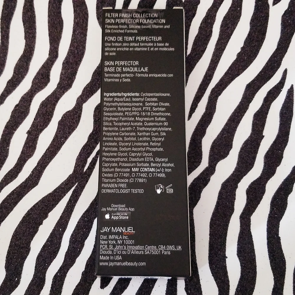 Set of 2 Jay Manuel Filter Finish‎ Skin Perfector Foundation Medium Filter 2